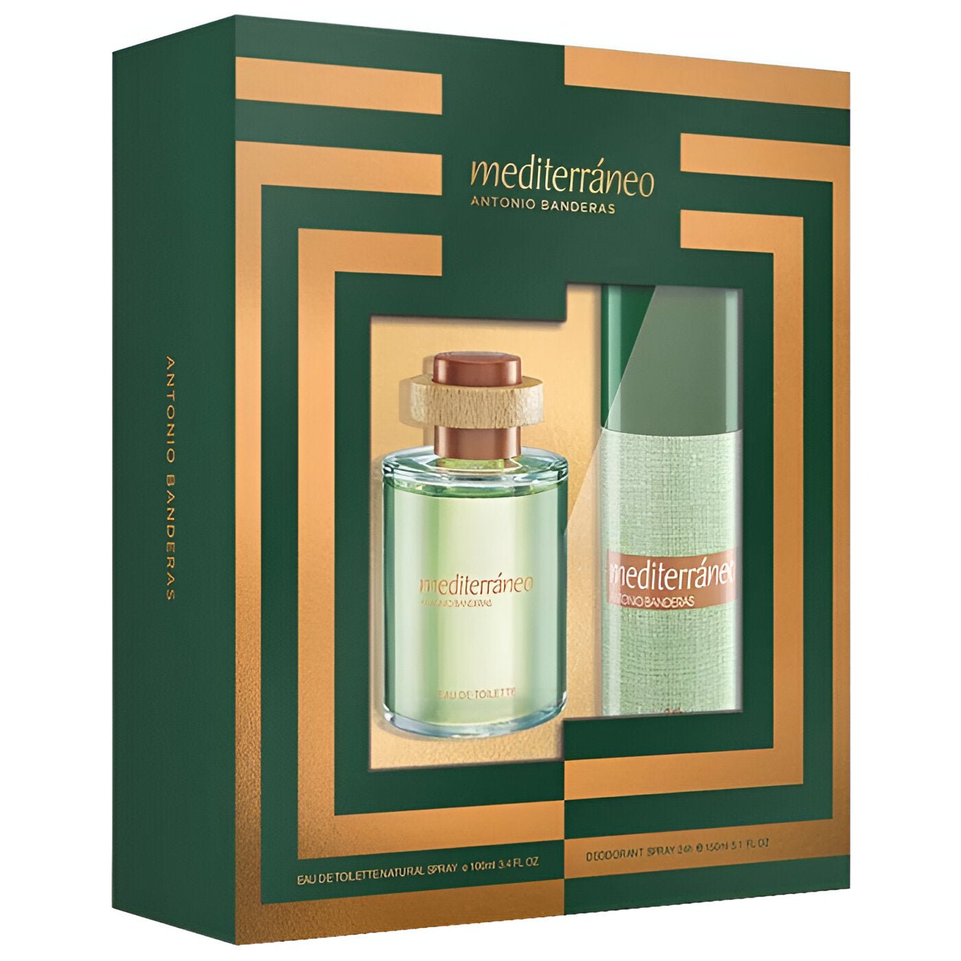 Antonio Banderas Mediterraneo EDT & Deodorant Spray Set For Men | My Perfume Shop