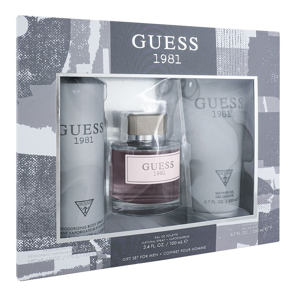 GUESS 1981 For Men EDT & Body Care Set | My Perfume Shop