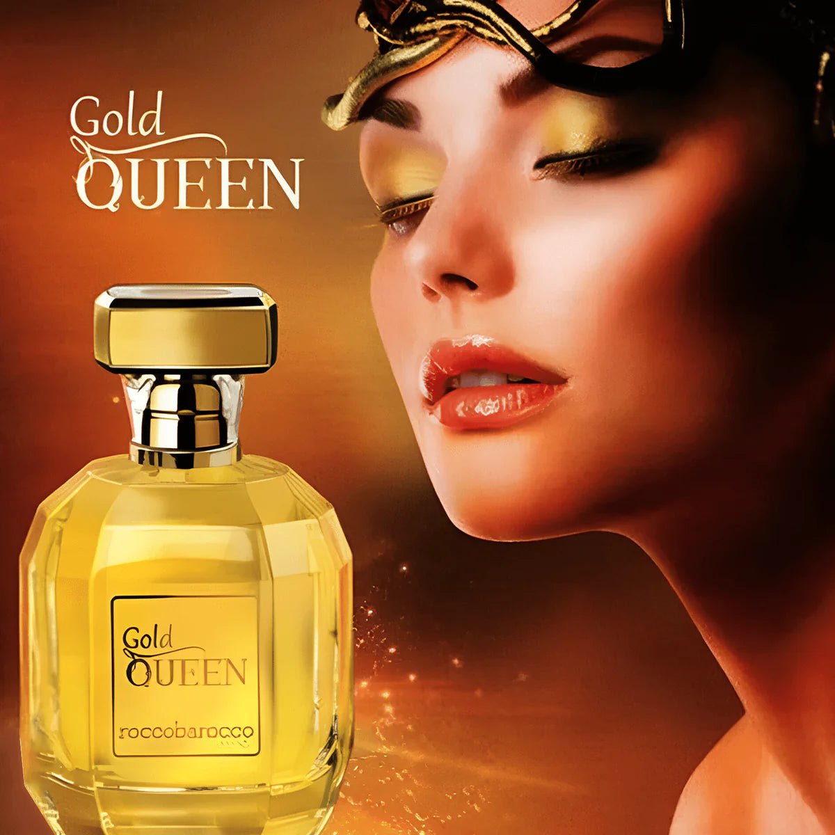 Roccobarocco Gold Queen EDP Body Lotion Set for Women | My Perfume Shop