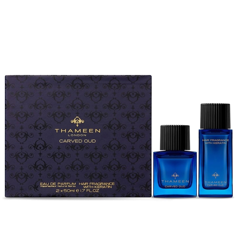 Thameen Treasure Collection Carved Oud Set EDP + Hair Fragrance | My Perfume Shop