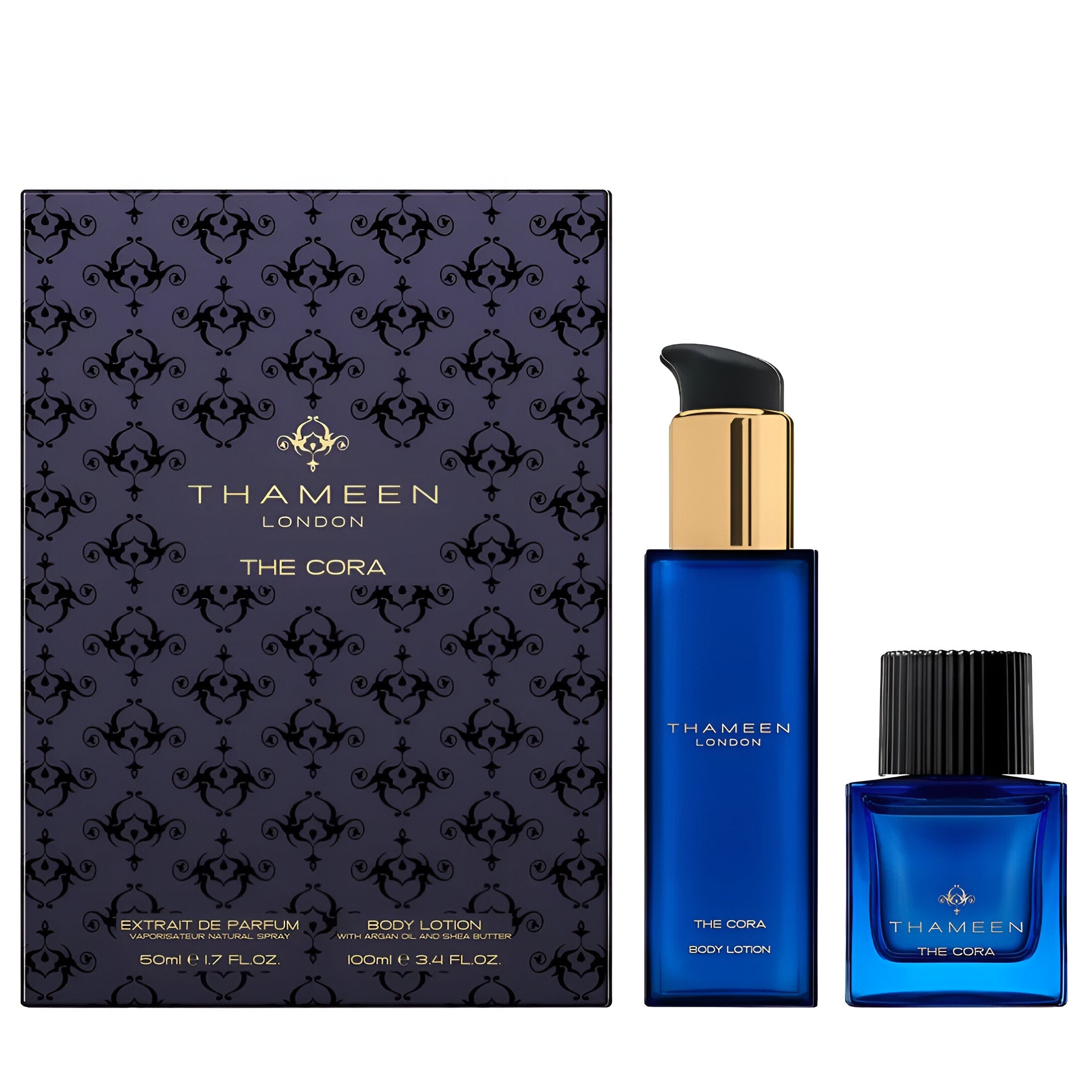 Thameen Treasure Collection The Cora EDP & Body Lotion Set | My Perfume Shop