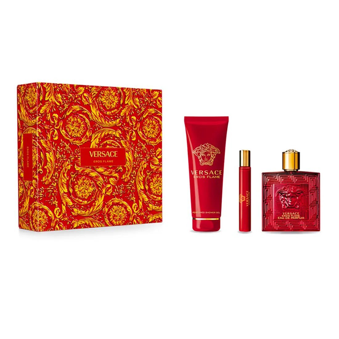 Versace Eros Flame EDP Travel & Shower Set | My Perfume Shop