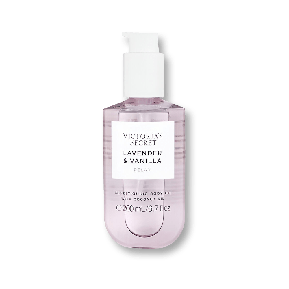 Victoria's Secret Lavender & Vanilla Relax Conditioning Body Oil | My Perfume Shop