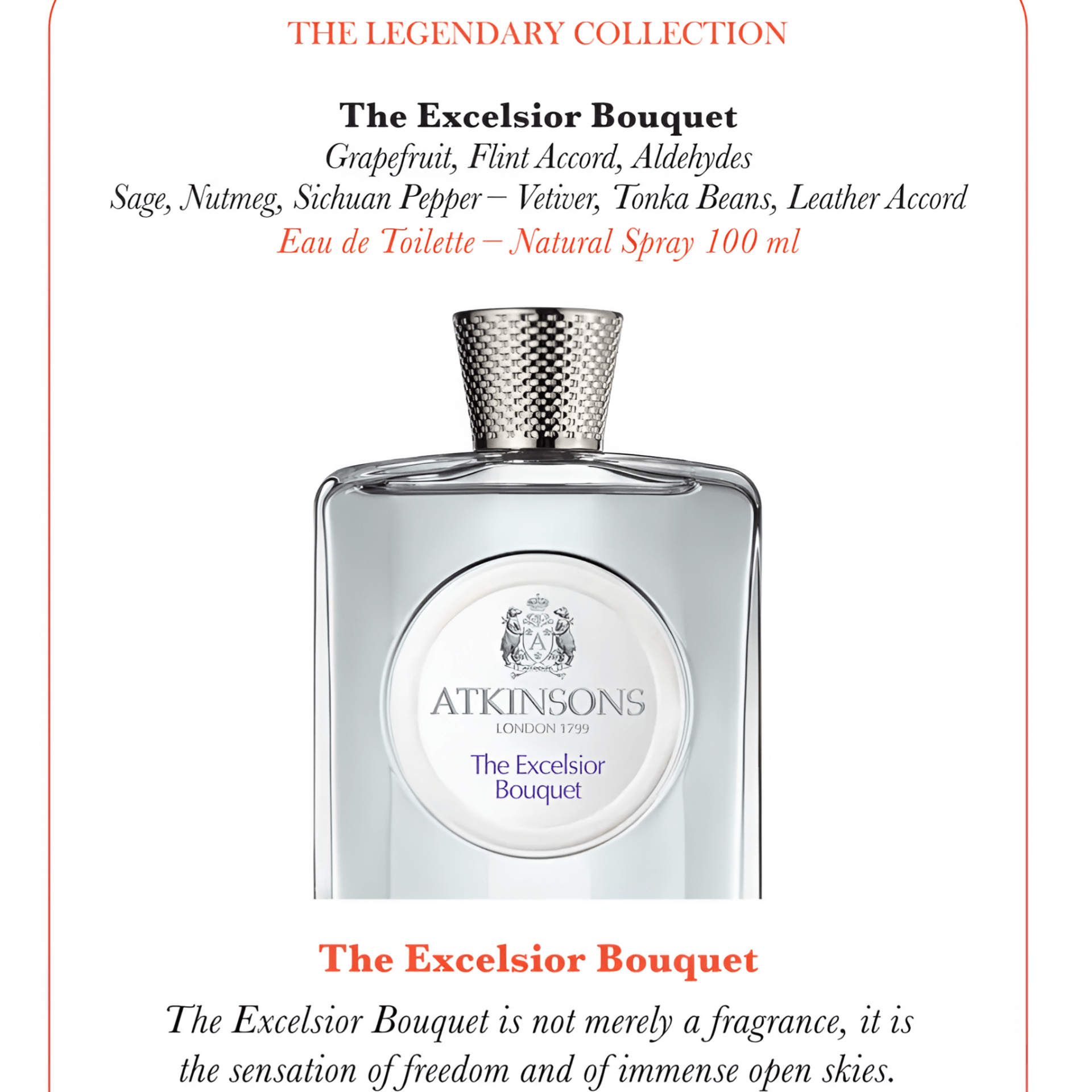 Atkinsons The Excelsior Bouquet EDT | My Perfume Shop