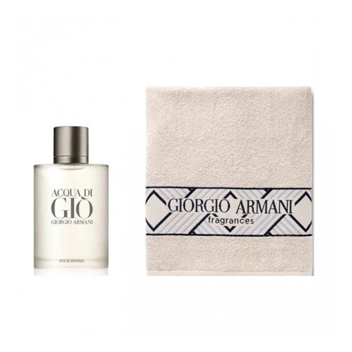 Giorgio Armani Acqua Di Gio EDT Beach Towel Set | My Perfume Shop